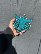 Load image into Gallery viewer, Checkered Spade W/Bull
